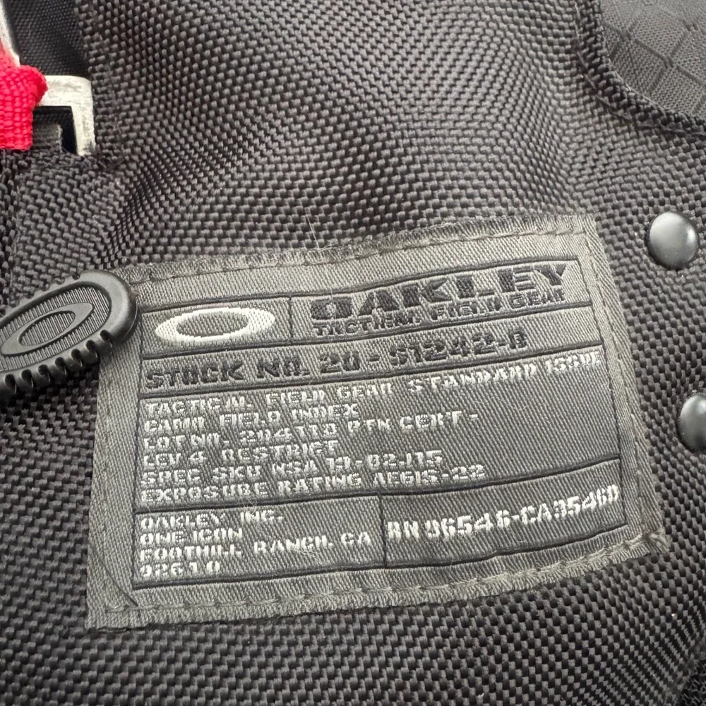 Oakley Software Icon Tactical Field Gear Backpack Black Stock No 20-51242-B